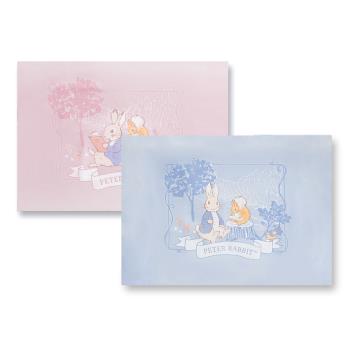 奇哥 乳膠平枕+悅讀比得兔平枕套 2入