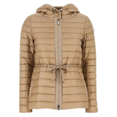 【MONCLER】女款 RAIE 輕量連帽羽絨外套 淺褐色 - 1A1030053048 205