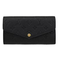 【LOUIS VUITTON】LV SARAH 扣式長夾 黑色 - M82257