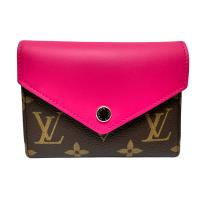 【LOUIS VUITTON】Victorine 錢包/短夾  黃褐色-M12392