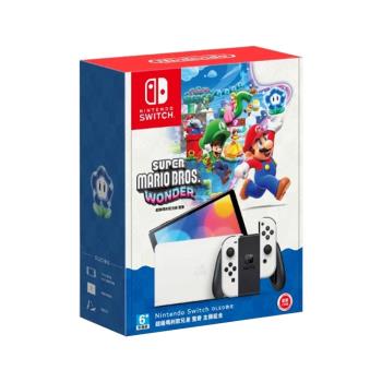 任天堂 Switch OLED主機 超級瑪利歐兄弟 驚奇同梱組(臺灣公司貨)【贈OLED主機專用保護貼】