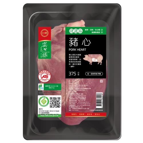 任-台糖 豬心(375g/盒)