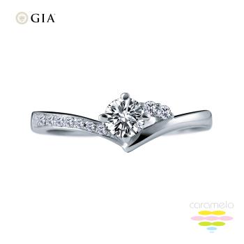 彩糖鑽工坊 GIA鑽石 30分 F/SI2 鑽石戒指 EX完美車工 K金鑽戒 (天然鑽石)