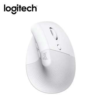 【Logitech 羅技】Lift for Mac 人體工學垂直藍芽滑鼠 白色