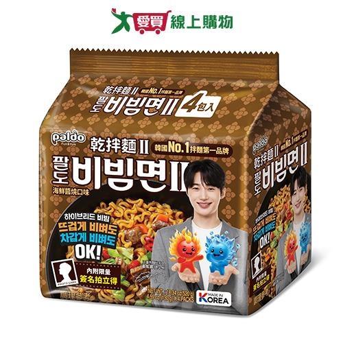 PALDO乾拌麵海鮮醬燒(130g*4包/袋)【愛買】