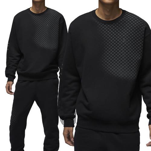 Nike J FLT FLC GFX Crew CNY 男款 黑色 蛇年限定 蛇皮壓紋 上衣 長袖 HQ8826-010