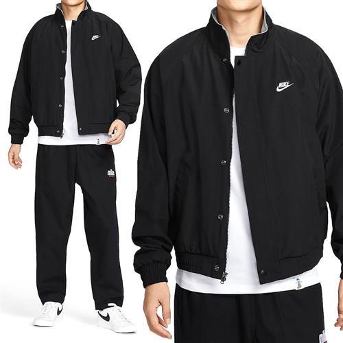 Nike Club Futura JKT 男款 黑色 鋪棉 休閒 寬鬆 運動 保暖 夾克 外套 FZ0657-010