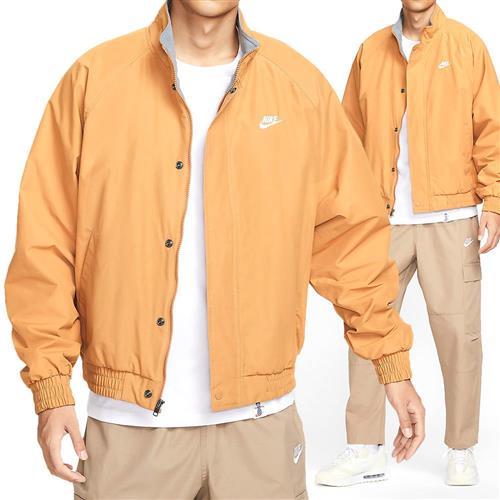 Nike Club Futura JKT 男款 橘黃色 鋪棉 休閒 寬鬆 運動 保暖 夾克 外套 FZ0657-224