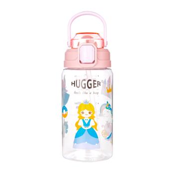 英國Hugger 彈蓋吸管水壺 550ml 亮麗公主