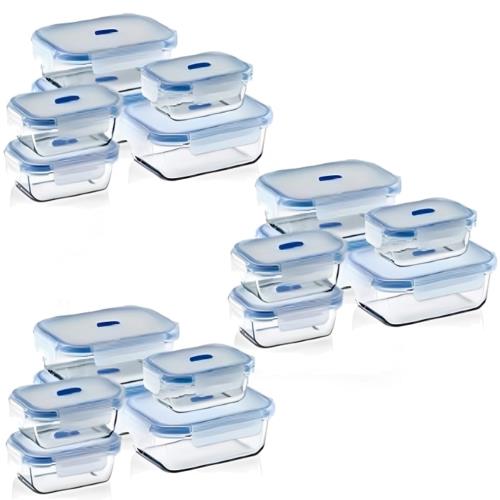 樂美雅微波保鮮盒18入組贈SP-2410X3