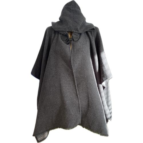 英國洛納斯磁電羊毛石墨烯大斗篷-裸