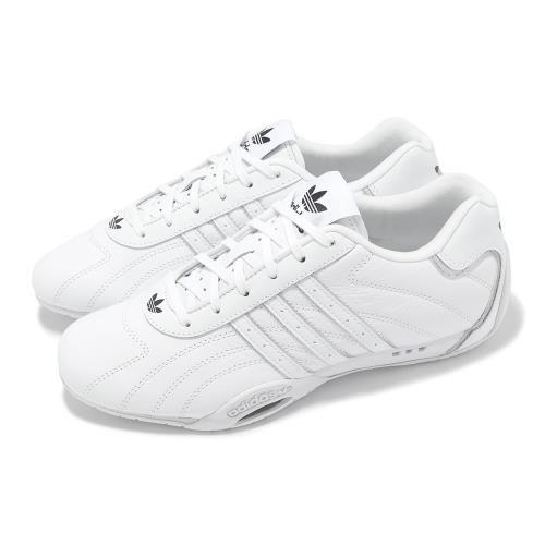 adidas 休閒鞋 Adiracer Lo W 女鞋 白 皮革 三葉草 賽車鞋 愛迪達 JS0279