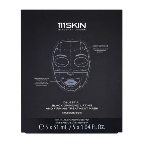 111SKIN】黑鑽光奢抗皺黑面膜31ml*5片盒裝(公司貨)