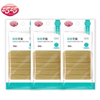 【巧巧】袋裝牙籤(900支)x3袋