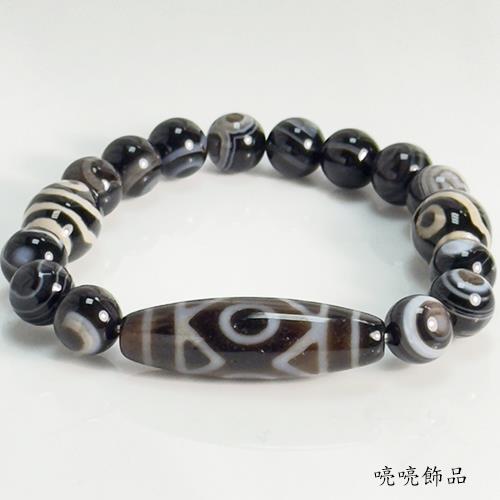 喨喨飾品】藏傳金剛蓮花三眼天珠手鍊A821|手鍊/手珠|ETMall東森購物網