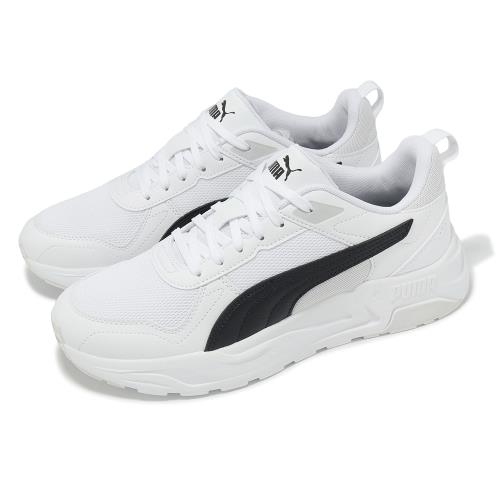 Puma 休閒鞋 Trinity 2 LT 男鞋 女鞋 白 黑 復古 緩衝 拼接 情侶鞋 小白鞋 40023101