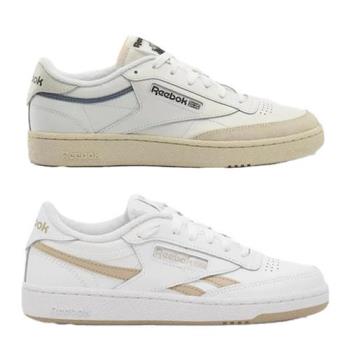 【下殺】Reebok 休閒鞋 男鞋 CLUB C 85 白灰藍/白奶茶【運動世界】100201118/100074231