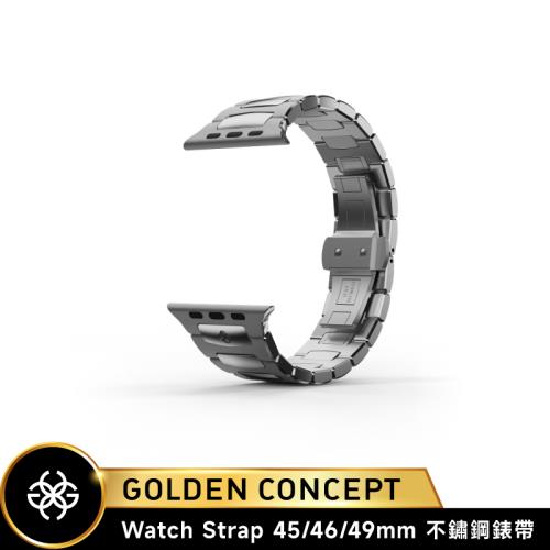【Golden Concept】Apple Watch 45mm/49mm 不鏽鋼錶帶 WSA-ROII45/49-SL