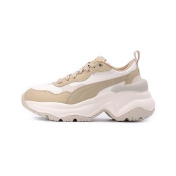 PUMA CILIA WEDGE 厚底老爹鞋 白棕 39391504 女鞋 鞋全家福