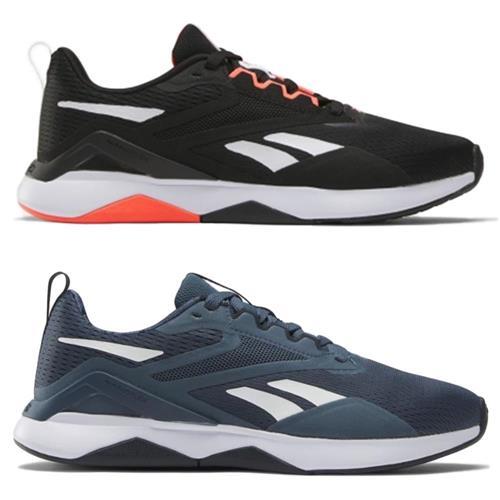 【下殺】Reebok 訓練鞋 男鞋 NANOFLEX TR 2 黑/藍【運動世界】100202644/100074538