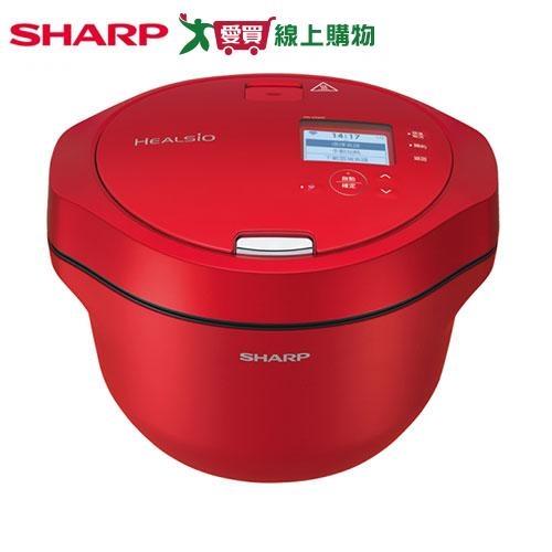 SHARP 2.4L智慧攪拌零水鍋 番茄紅 KN-V24AT(R)【愛買】