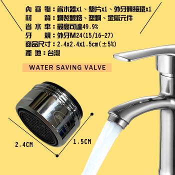 金德恩 臺灣製造 Neoperl 四分氣泡式出水省水閥3030/水龍頭/外牙型/省水器/節水器/水波器/過濾器