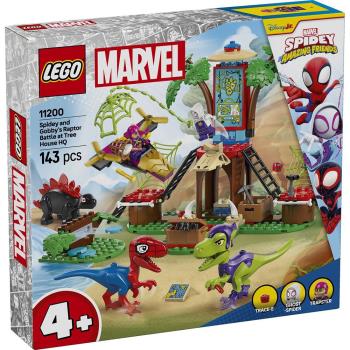 樂高積木LEGO 11200 202501 Spidey 系列 - 小蜘蛛和綠惡魔的樹屋總部迅猛龍大戰