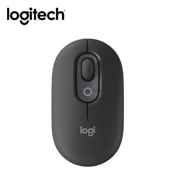 【Logitech 羅技】POP MOUSE 無線藍芽滑鼠 - 石墨黑