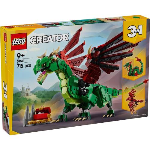 樂高積木LEGO 31161 202501 創意大師三合一系列 - 中世紀飛龍