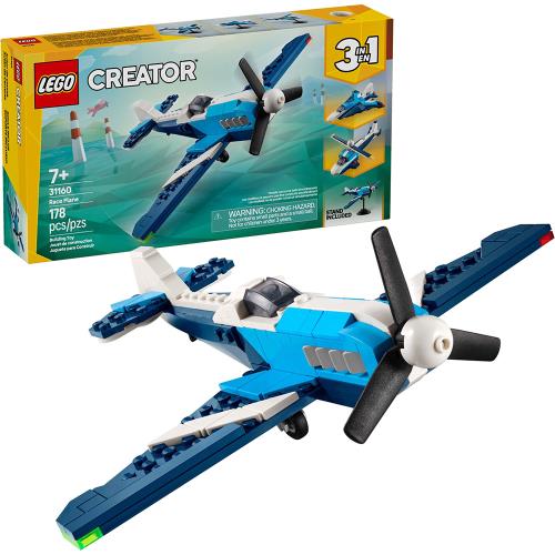 樂高積木LEGO 31160 202501 創意大師三合一系列 - 飛行器：競技飛機