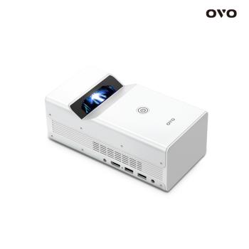 【送四季線上+Friday影視30天】OVO 1080p 超短焦 智慧投影機 KS1 時尚白
