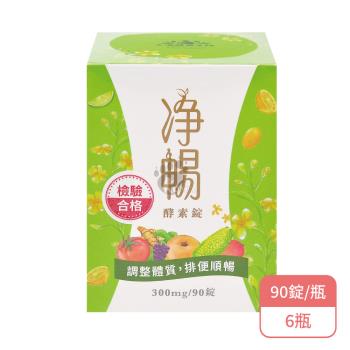 【大漢酵素】淨暢酵素錠X6瓶 90錠/瓶(共540錠)