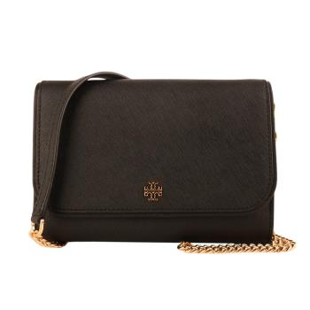 TORY BURCH-Robinson 防刮PVC 鍊帶斜背WOC 肩/斜揹包(黑)