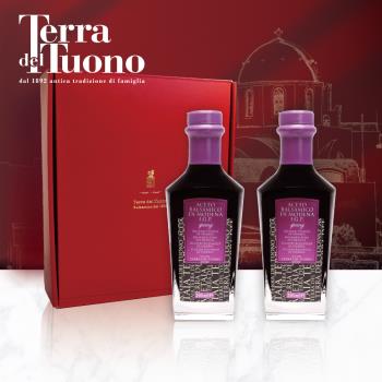 Terra Del Tuono雷霆之地 巴薩米克醋春天紫標250ml*兩入勃根地大紅禮盒組 母親節 送禮