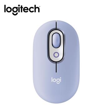 【Logitech 羅技】POP MOUSE 無線藍芽滑鼠 - 薰衣紫