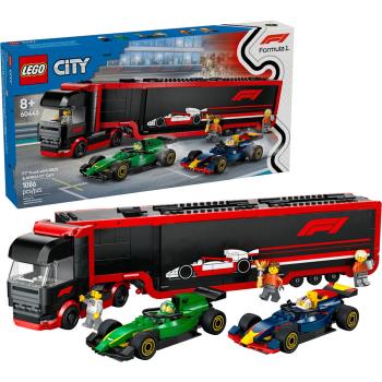 樂高積木LEGO 60445 202501 城市系列 - F1® 卡車和 RB20 與 AMR24 F1® 汽車
