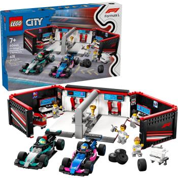 樂高積木LEGO 60444 202501 城市系列 - F1® 車庫和 Mercedes-AMG 與 Alpine 汽車