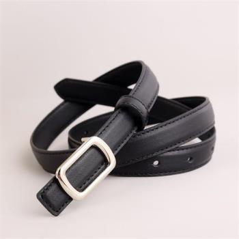 【米蘭精品】皮帶真皮腰帶-牛皮百搭時尚女配件3色74jp51