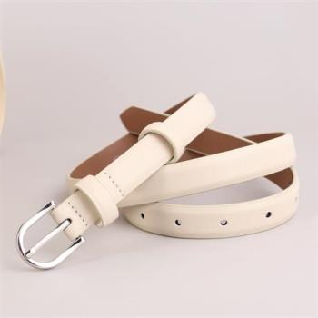 【米蘭精品】皮帶真皮腰帶-牛皮潮流百搭女配件4色74jp37