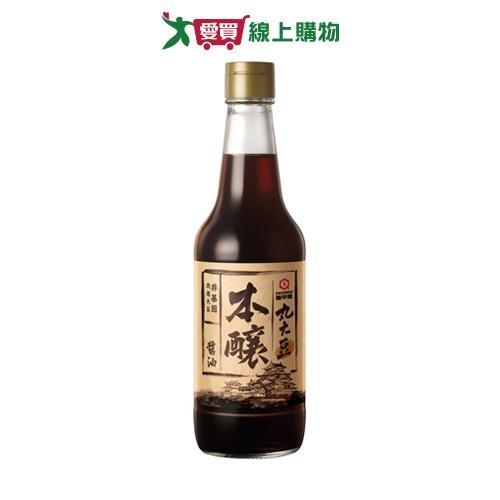 龜甲萬丸大豆本釀醬油玻璃瓶500ml【愛買】