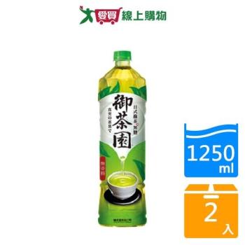 御茶園日式無糖綠茶1.25L【兩入組】【愛買】