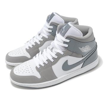Nike 休閒鞋 Air Jordan 1 Mid SE 酷灰 男鞋 AJ1 一代 中筒 HF3216-100