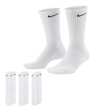 NIKE 襪子 長襪 毛巾布 厚款 兩組 Everyday Cushioned 白【運動世界】SX7664-100