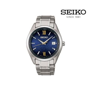 【SEIKO精工】SBTM355J 永恆之藍 限量 太陽能鈦金屬電波錶 39.5mm 7B72-0AH0U 公司貨