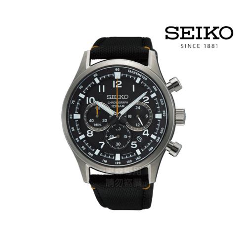 【SEIKO精工】SSB449P1 三眼 計時 手錶 43mm 8T63-02M0C 公司貨