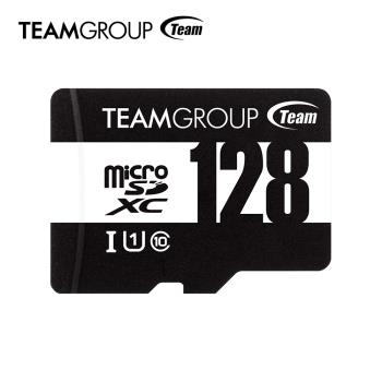 Team 十銓 128GB microSDXC UHS-I U1 C10記憶卡 100MB/s(含轉卡)