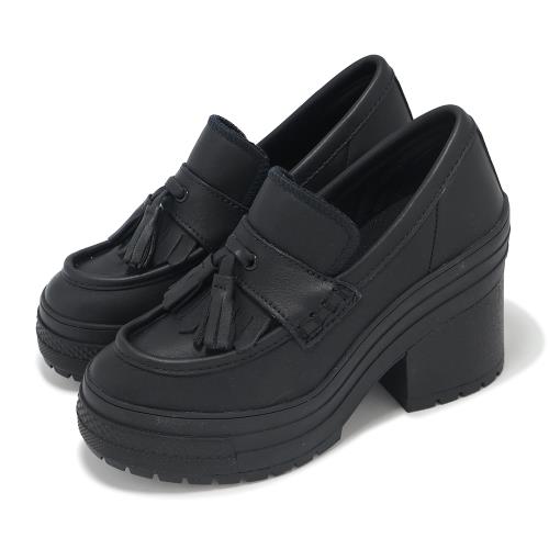 Converse 休閒鞋 Chuck 70 De Luxe Heel Loafer 男鞋 女鞋 黑 厚底 高跟 樂福鞋 A14714C