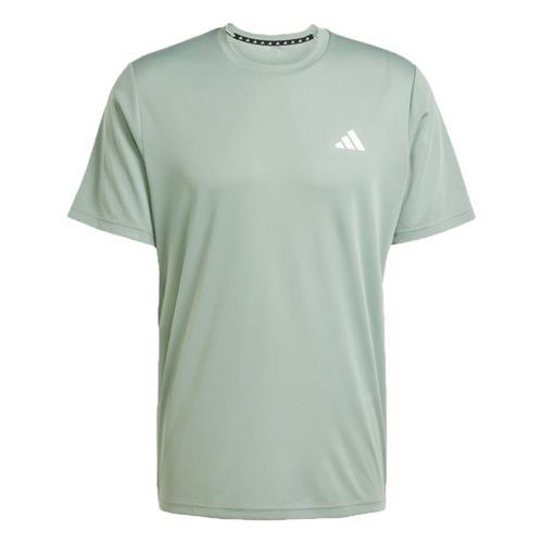 Adidas 圓領短袖上衣 男裝 排汗 綠【運動世界】JC5193