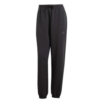 Adidas 排汗長褲 女裝 拉鍊口袋 黑【運動世界】JP2644