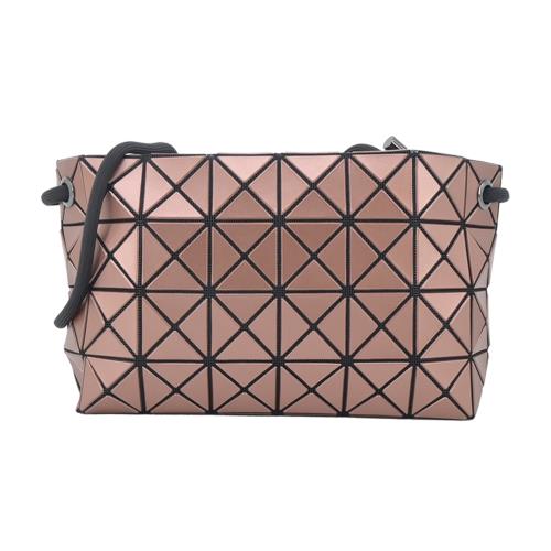 ISSEY MIYAKE 三宅一生 BAOBAO 4x8 LOOP亮面兩用包-深咖啡